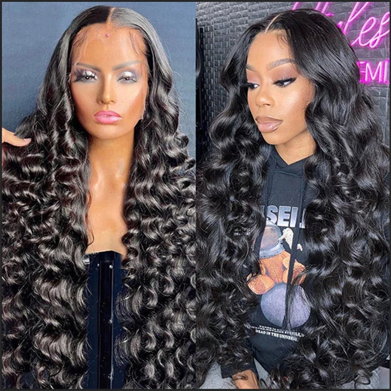 HD Lace 13x4 Loose Wave Human Hair Lace Front Wigs（Full Frontal）